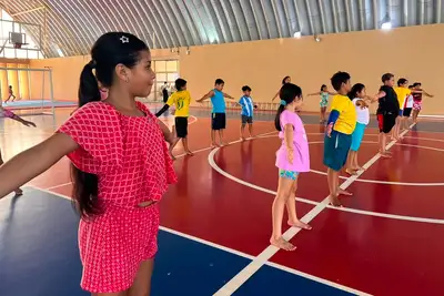 notícia: Usinas da Paz fazem colônias de férias para crianças e adolescentes