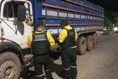 notícia: Detran de Santarém recupera caminhão com registro de roubo durante a Operação Verão