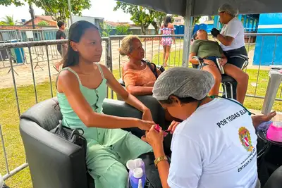 notícia: Governo do Estado leva ação de saúde e cidadania a moradores de Castanhal