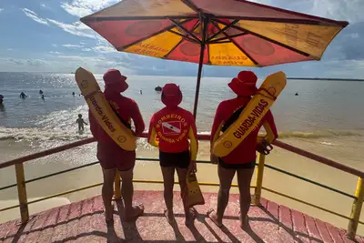notícia: Em Barcarena, Bombeiros concentram ações na orla do Caripi