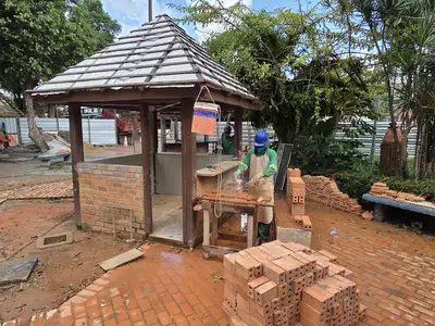 notícia: Obra da nova Orla do Cruzeiro avança no distrito de Icoaraci, em Belém
