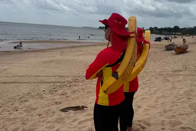 notícia: Equipes do Corpo de Bombeiros Militar garantem tranquilidade a frequentadores da Ilha de Mosqueiro