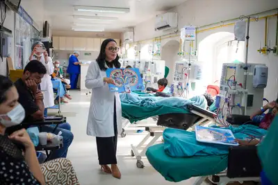 notícia: Santa Casa desenvolve atividade lúdica para impulsionar qualidade de vida de pacientes