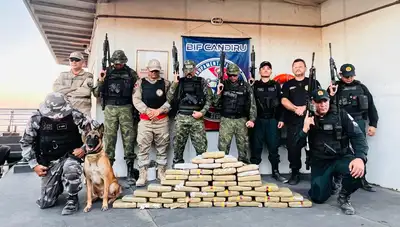 notícia: Operação na Base Candiru apreende cerca de 49 kg de skank escondidos em eletrodomésticos