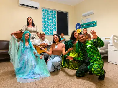 notícia: Hospital Regional do Sudeste do Pará promove cultura e diversão para crianças internadas