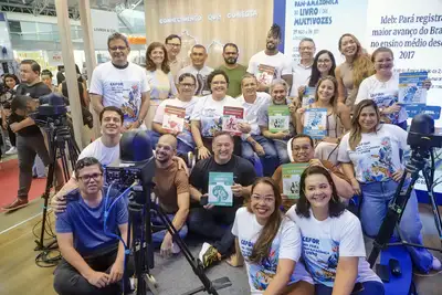 notícia: Seduc apresenta inovação, tecnologia e produção pedagógica na 29ª Feira Pan-Amazônica do Livro