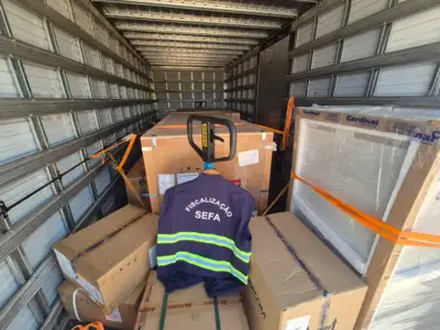 notícia: Sefa apreende equipamento hospitalar no valor de R$ 519 mil