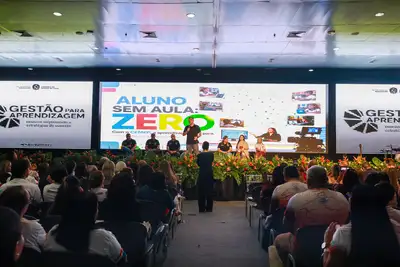 notícia: Seduc reúne mais de 2 mil lideranças educacionais em evento sobre Gestão para Aprendizagem
