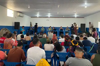 notícia: Governo do Pará acompanha visita da Corte IDH ao Território Indígena Munduruku