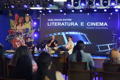 galeria: Roda de Conversa diálogo entre literatura e cinema Feira do Livro 2026