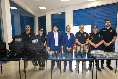 notícia: Governo do Pará entrega 200 coletes balísticos para reforço à Guarda Municipal de Belém