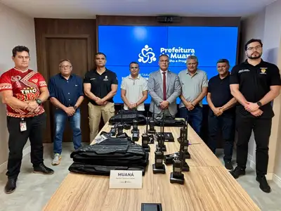 notícia: Segup entrega coletes, rádios e motocicletas a Muaná e reforça segurança no Marajó