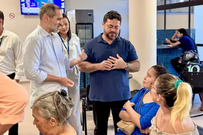 notícia: Gestores da Sespa realizam visita-técnica e acompanham funcionamento do Hospital Regional Materno-Infantil de Santarém