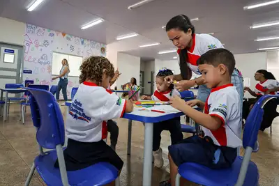 notícia: Com a entrega de mais uma creche, Estado amplia atendimento à primeira infância no Oeste do Pará