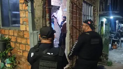 notícia: PC cumpre mandados de prisão contra investigados por duplo homicídio em Belém