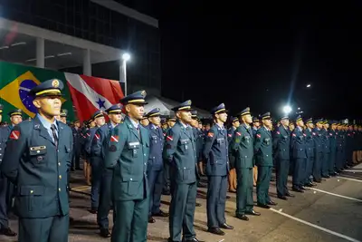 notícia: Polícia Militar forma 221 novos soldados em Belém e amplia efetivo da segurança pública no Pará