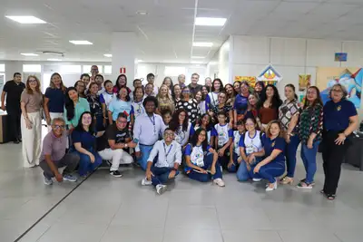 notícia: Seduc reúne alunos de 19 escolas em agenda do projeto Jovem Dirigente em Belém