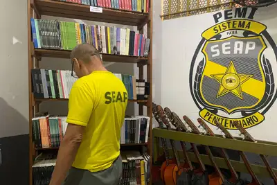 notícia: Seap fortalece leitura como instrumento de educação e reinserção no sistema prisional