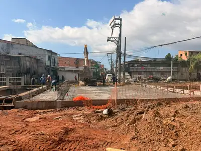 notícia: Obras no Canal da Caraparu entram na reta final no bairro do Guamá