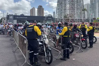 notícia: Detran realiza operação na Motorromaria em Belém
