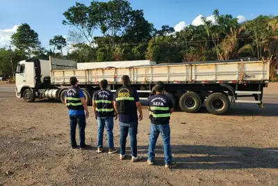 notícia: Sefa apreende 24 toneladas de material siderúrgico em São João do Araguaia