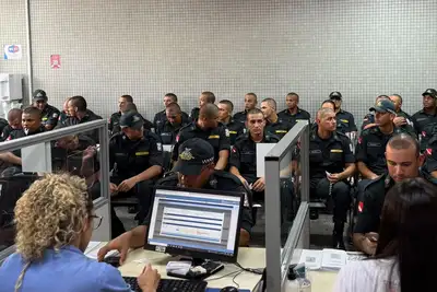 notícia: Policiais militares participam de mutirão de doação de sangue no Hemopa, em Belém