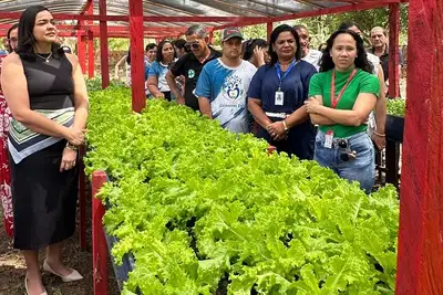 notícia: Governo do Pará entrega nova unidade do projeto Hortas Sociais Pedagógicas em Santa Izabel do Pará