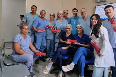 notícia: Fundação Santa Casa capacita equipes e reduz risco de infecção respiratória em pacientes intensivos