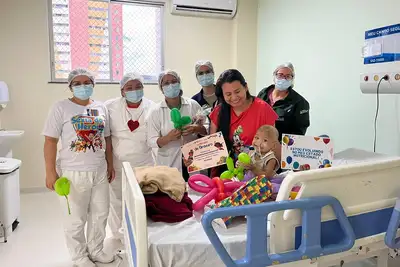 notícia: Hospital Oncológico Infantil é certificado por boas práticas em nutrição